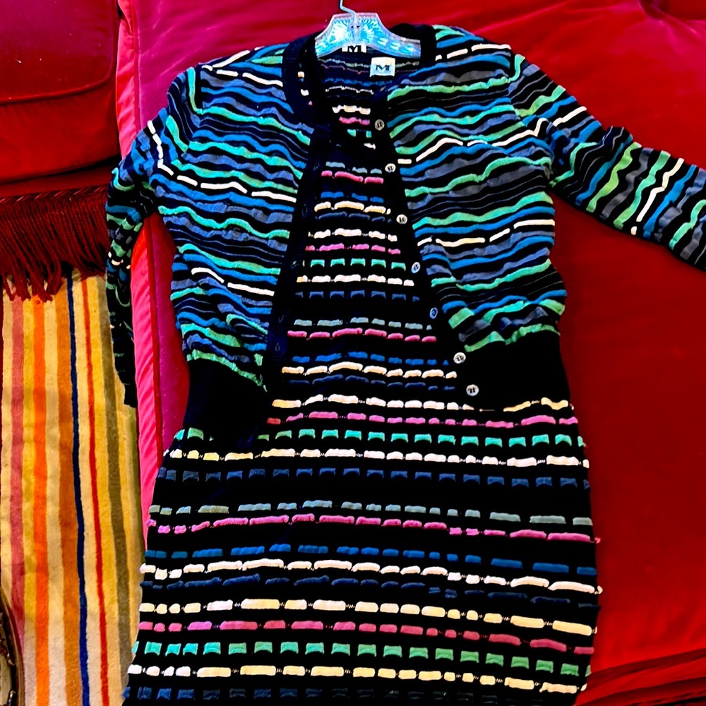 M Missoni knit dress with complimentary sweater - Picture 1 of 11